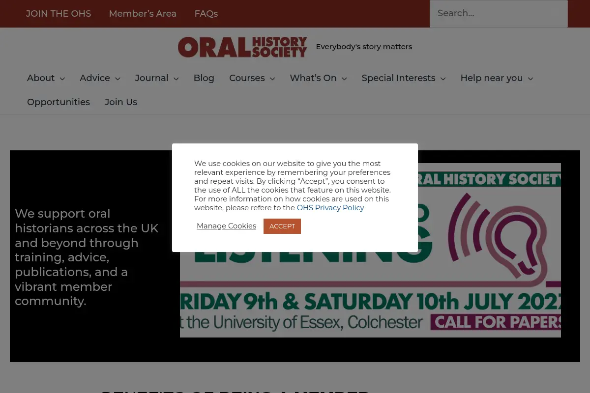 Oral History Society