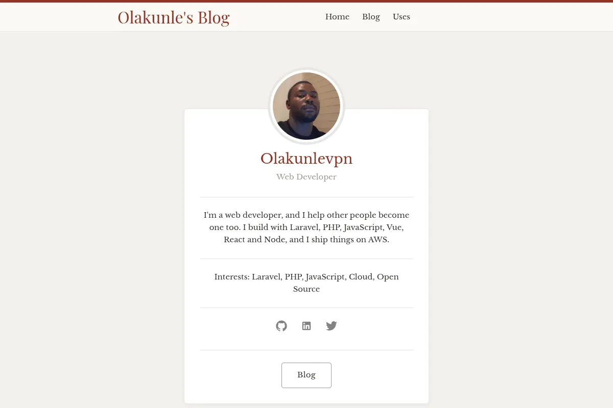 Olakunle's Blog