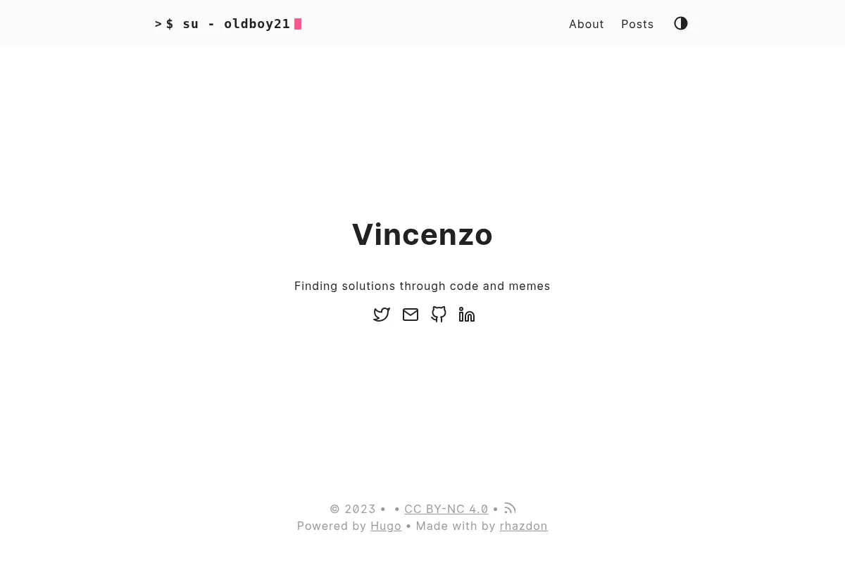 Vincenzo — Blog