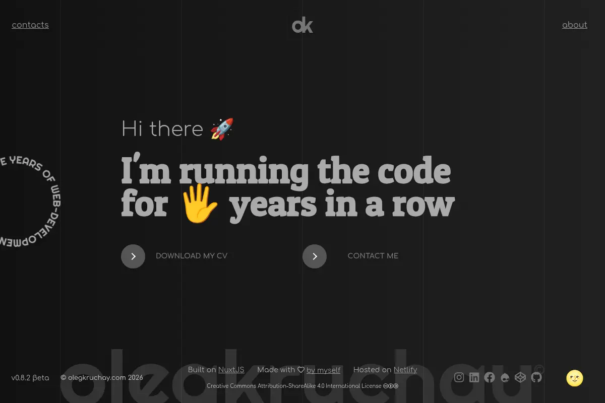 Oleg Kruchay - Front-End Web Developer