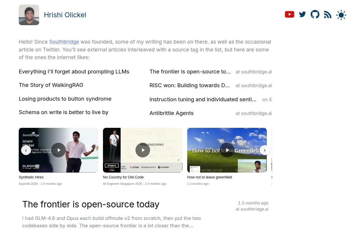 Hrishi Olickel — Blog & Notes