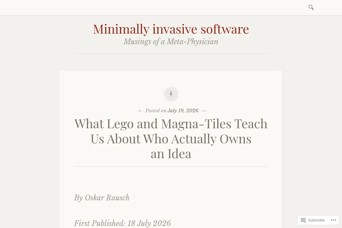 Minimally invasive software