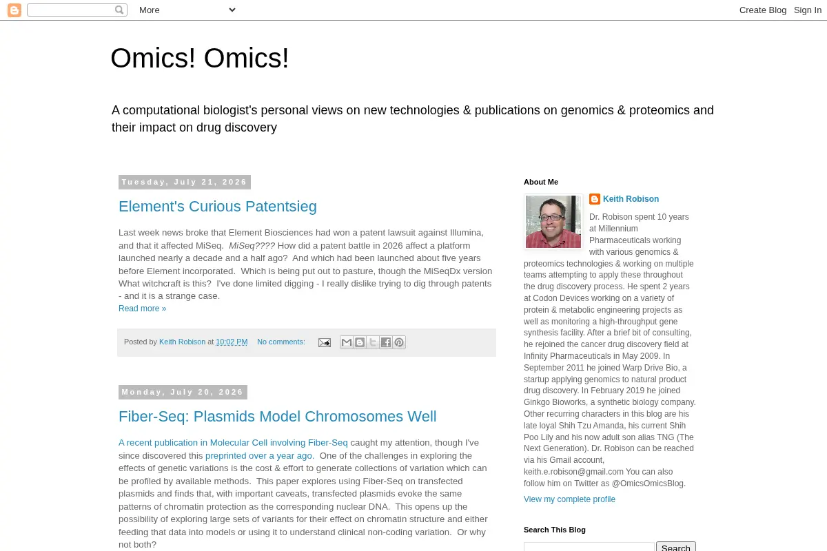 Omics! Omics!