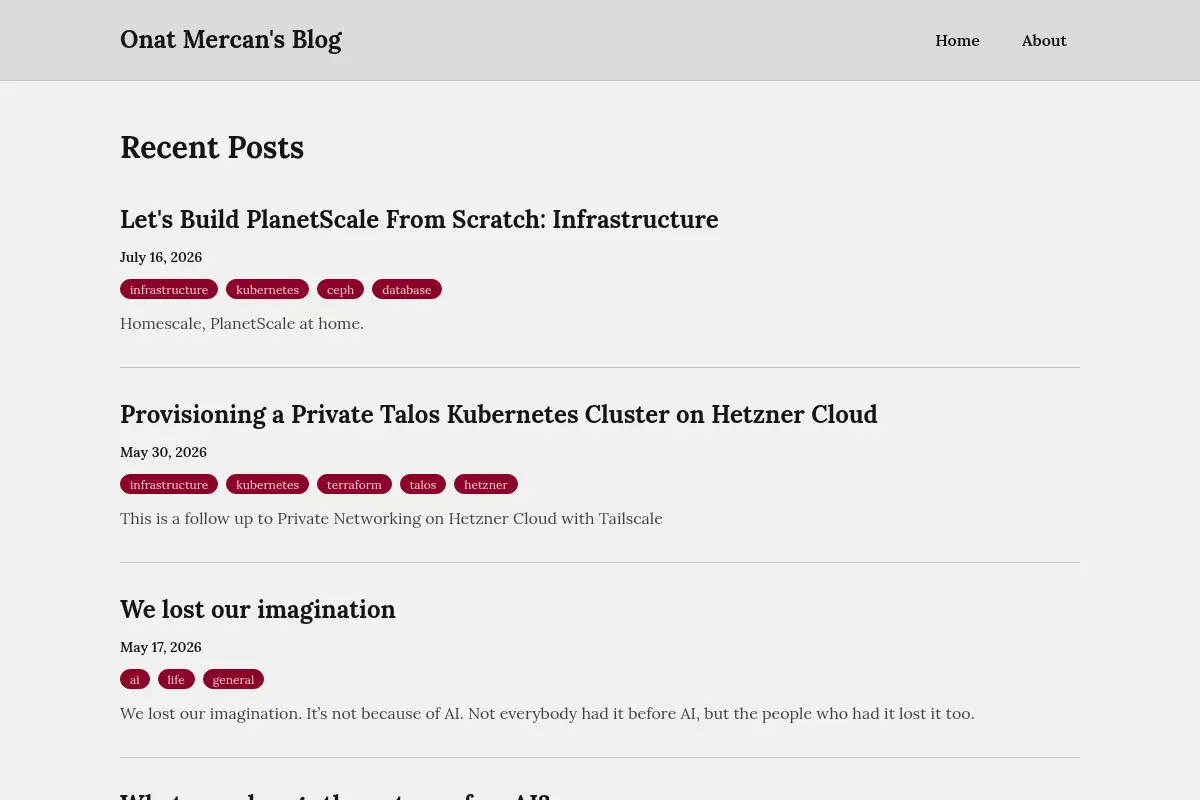 Onat Mercan’s Blog