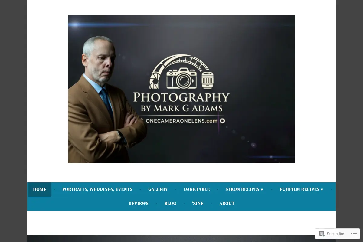 Photography By Mark G Adams – One Camera One Lens