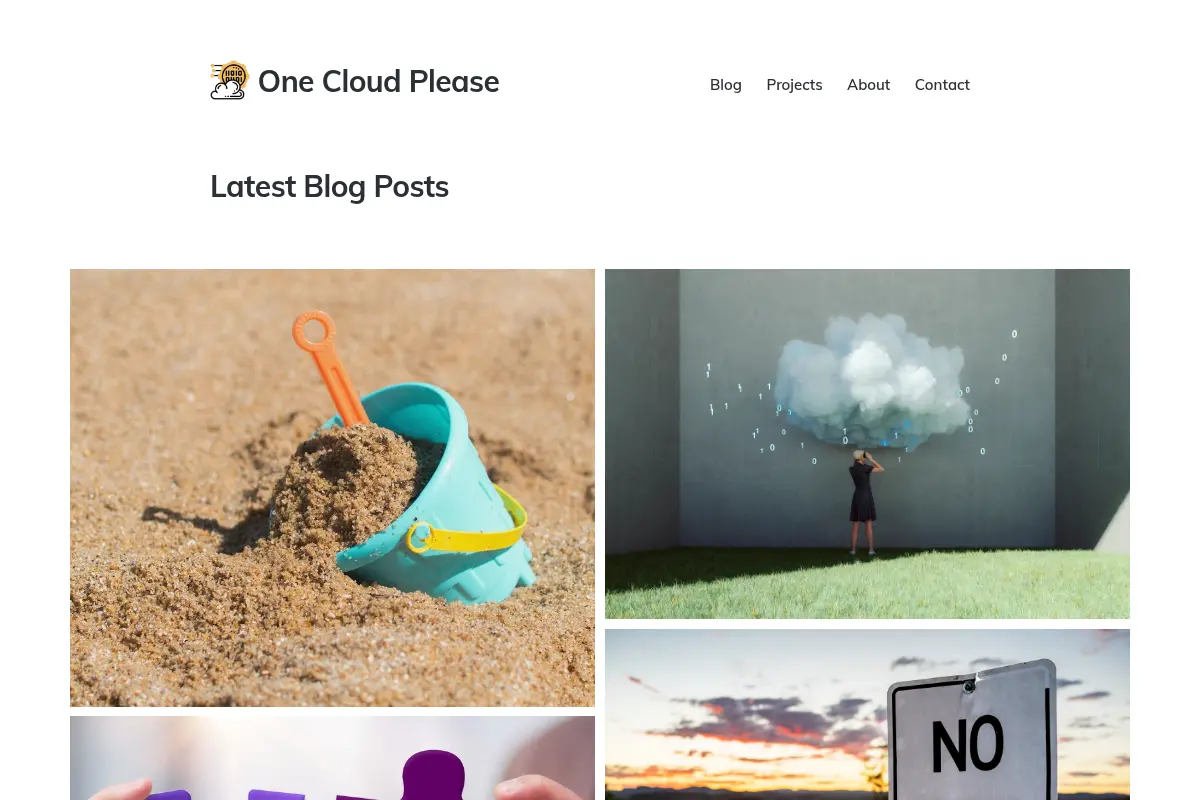 One Cloud Please – Blog