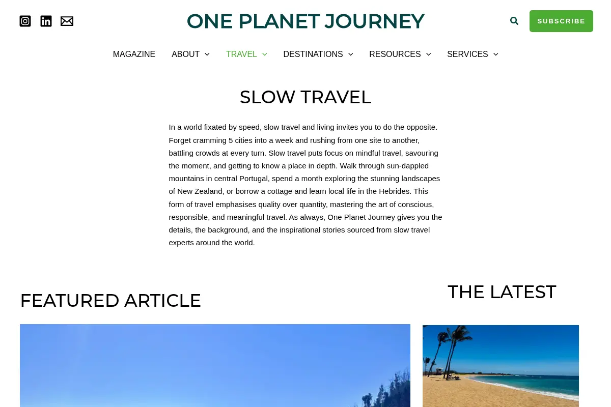 One Planet Journey