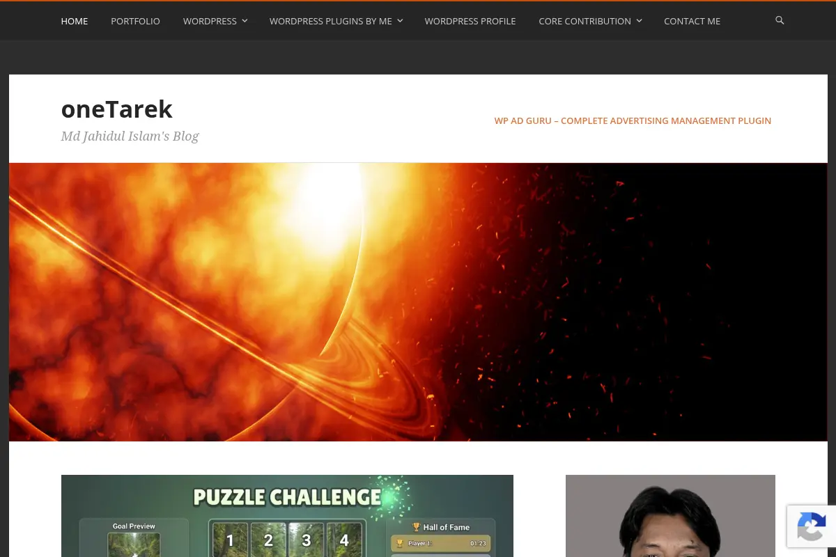 Md Jahidul Islam (oneTarek) - Web Developer, Software Engineer and WordPress Hacker