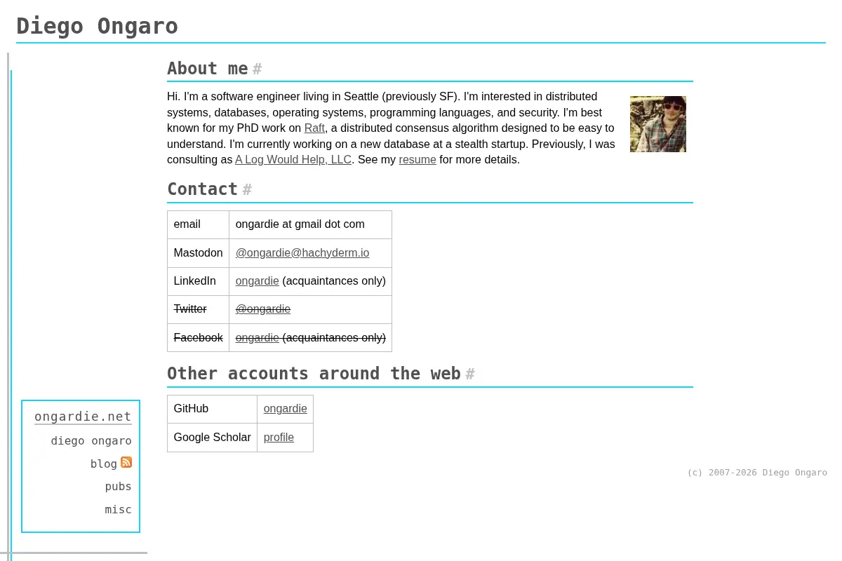 Diego Ongaro - ongardie.net