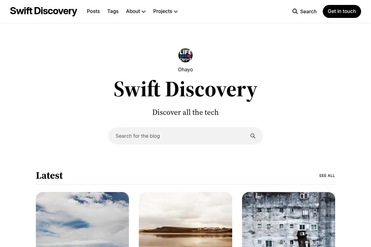 Swift Discovery
