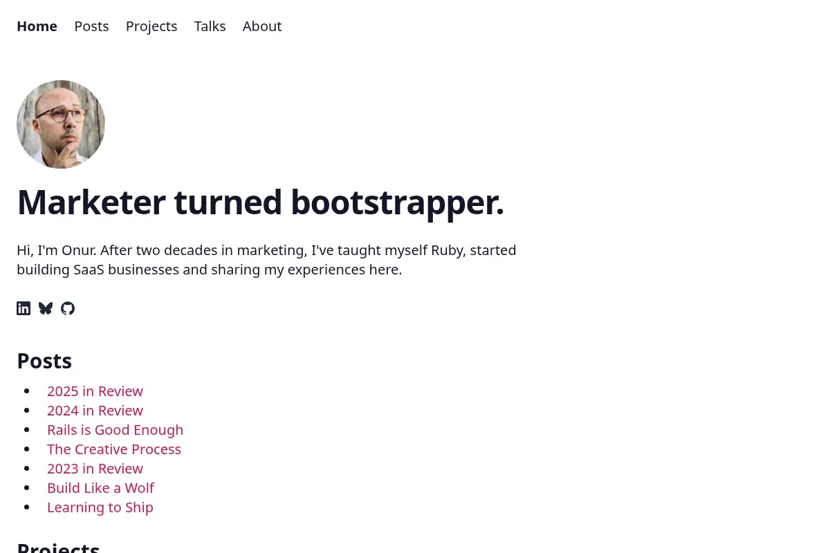 Marketer turned bootstrapper