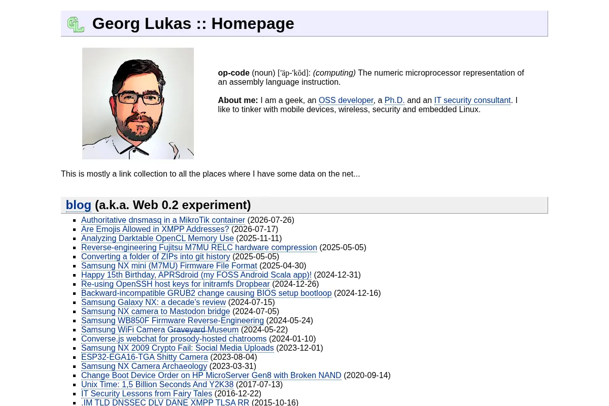 Georg Lukas :: Homepage