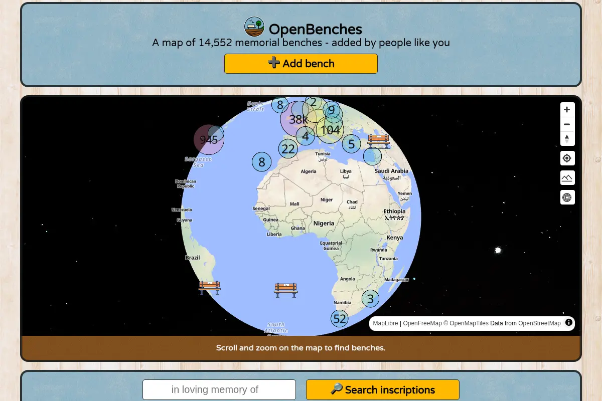 OpenBenches