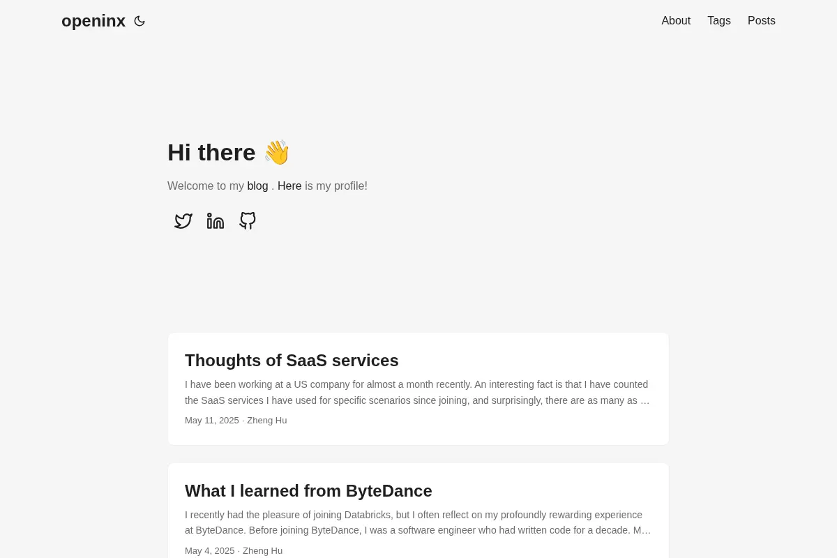 Openinx Blog