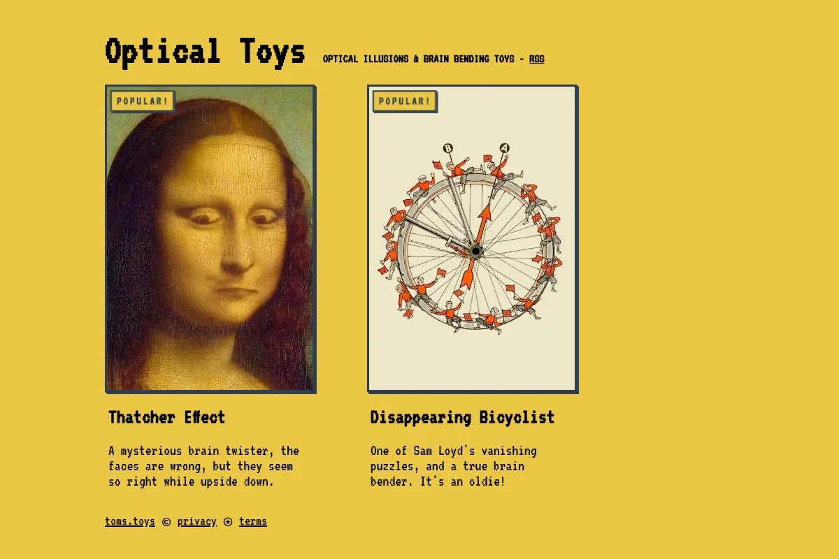 Optical Toys