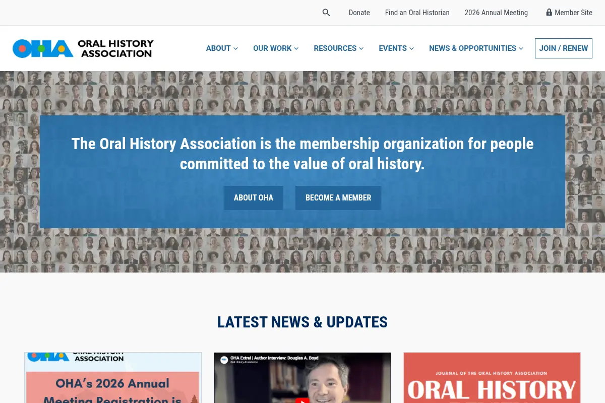 Oral History Association