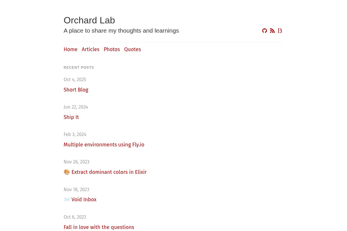 Orchard Lab - A place to share my thoughts and learnings