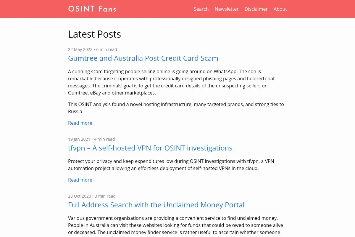 OSINT Fans