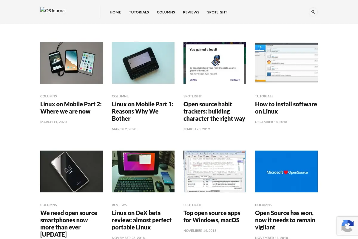 OSJournal - Exploring Open Source and Linux