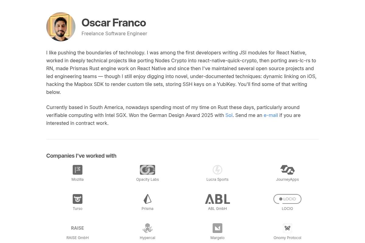Oscar Franco