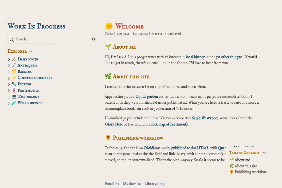 David's Personal Website