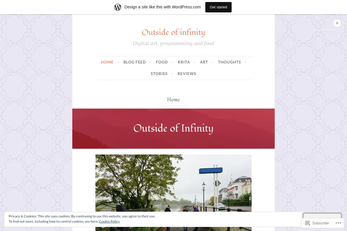 Outside of infinity – Digital art, programming and food