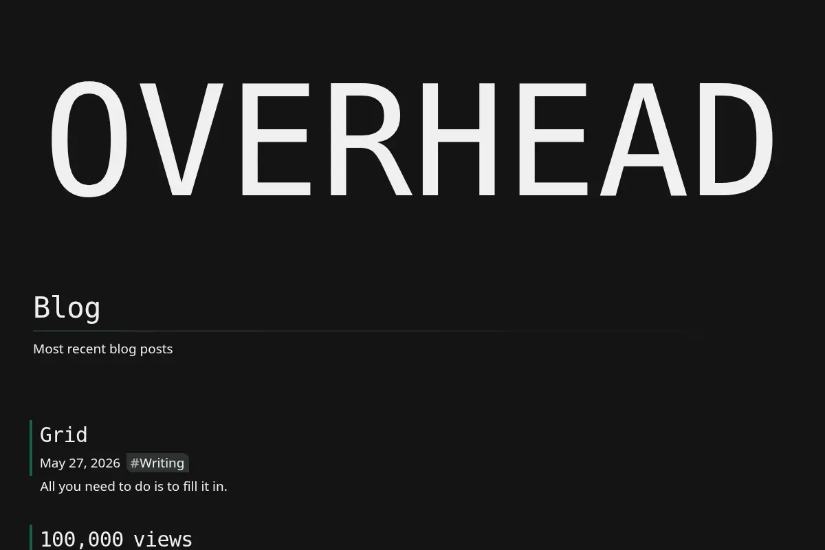 OVERHEAD