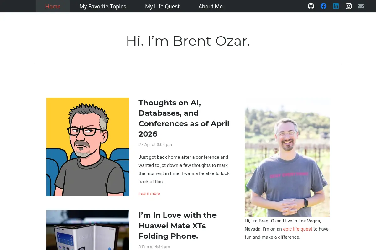 Brent Ozar