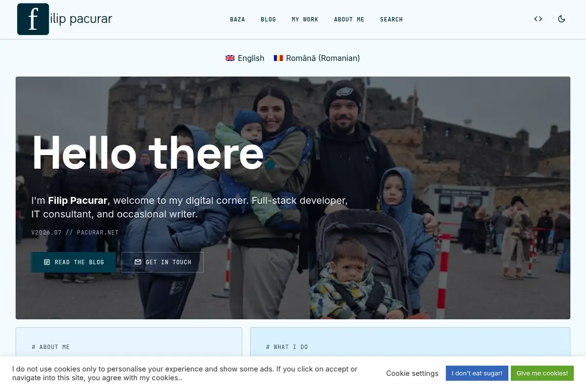 Filip Iulian Pacurar's Website