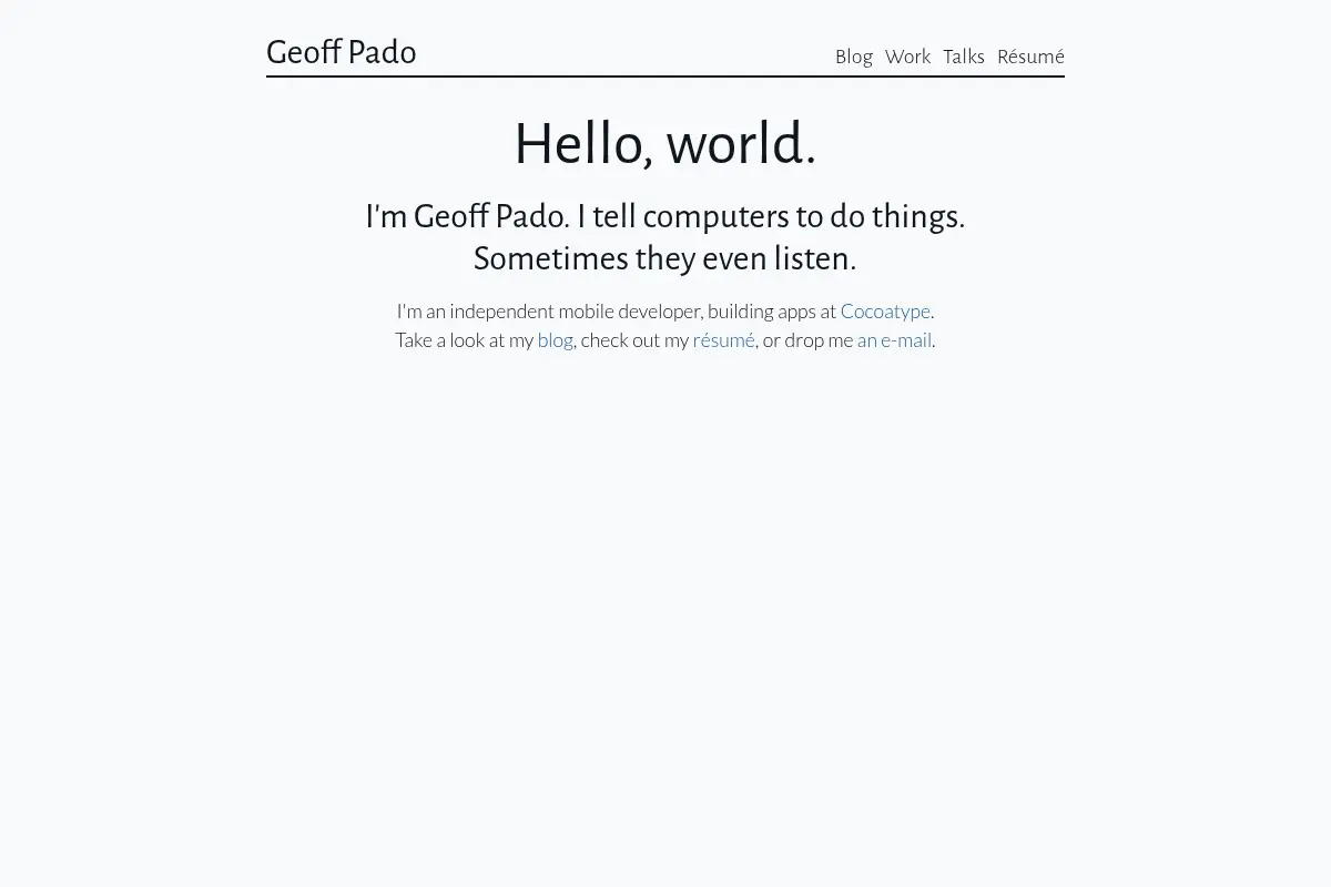 Geoff Pado