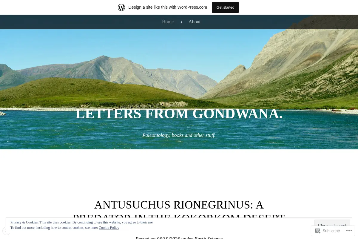 Letters from Gondwana.