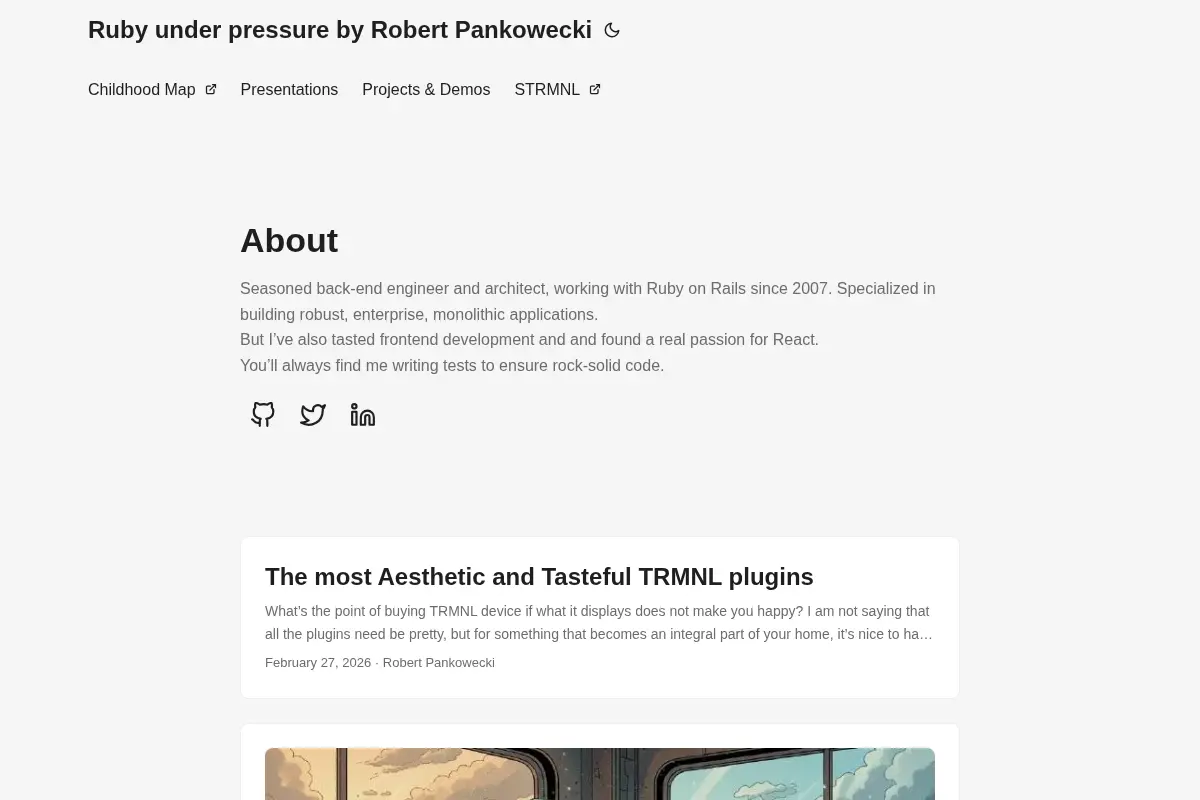 Ruby under pressure by Robert Pankowecki