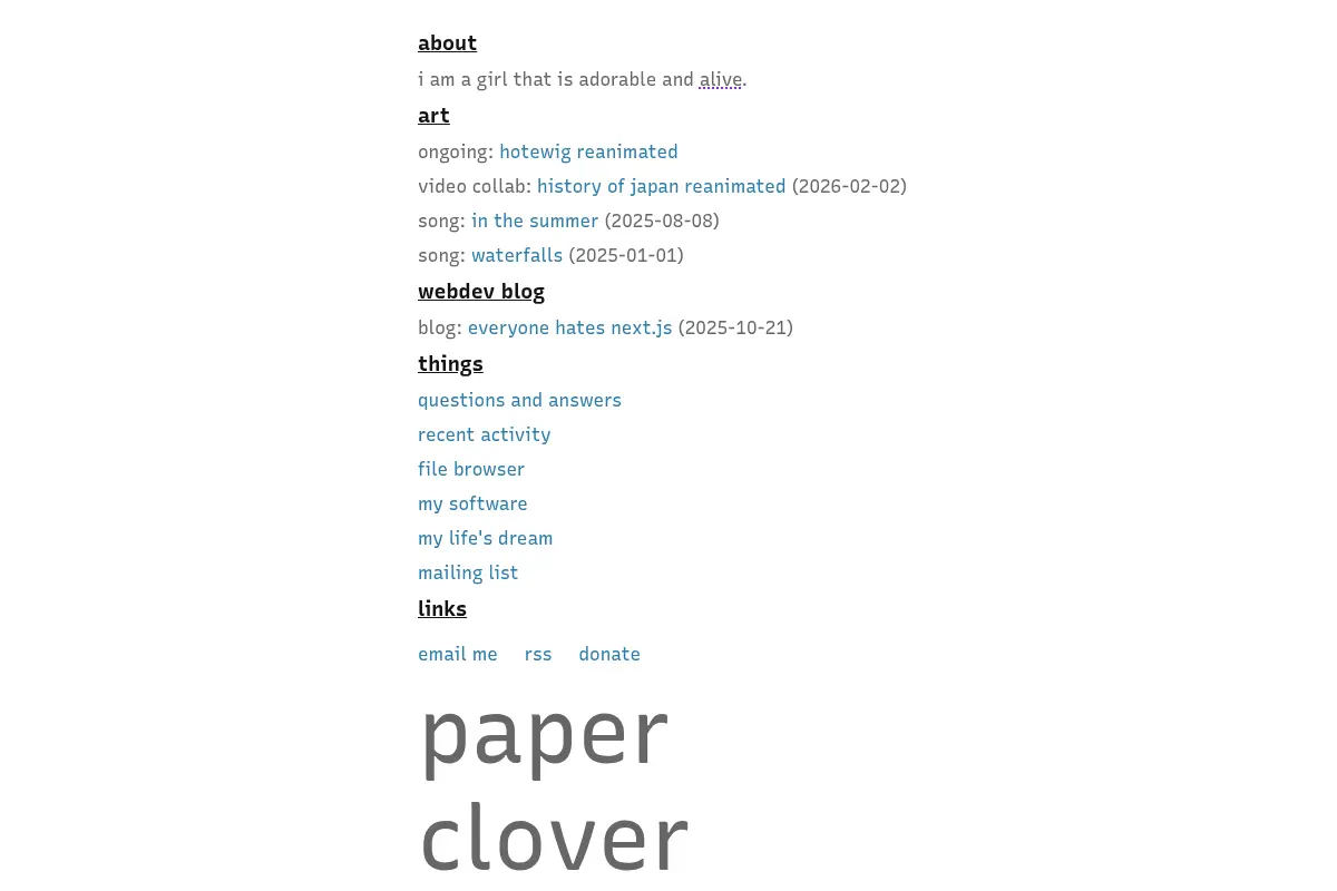 paper clover