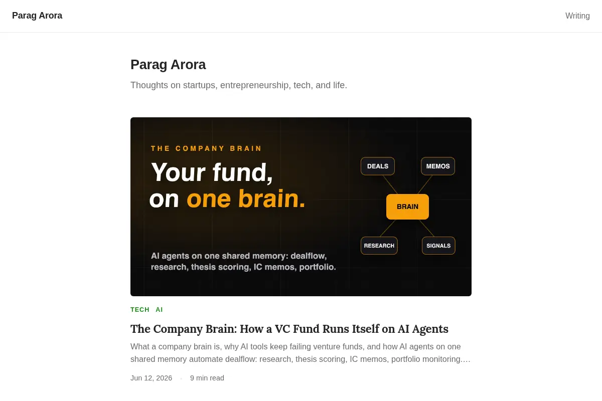 Parag Arora