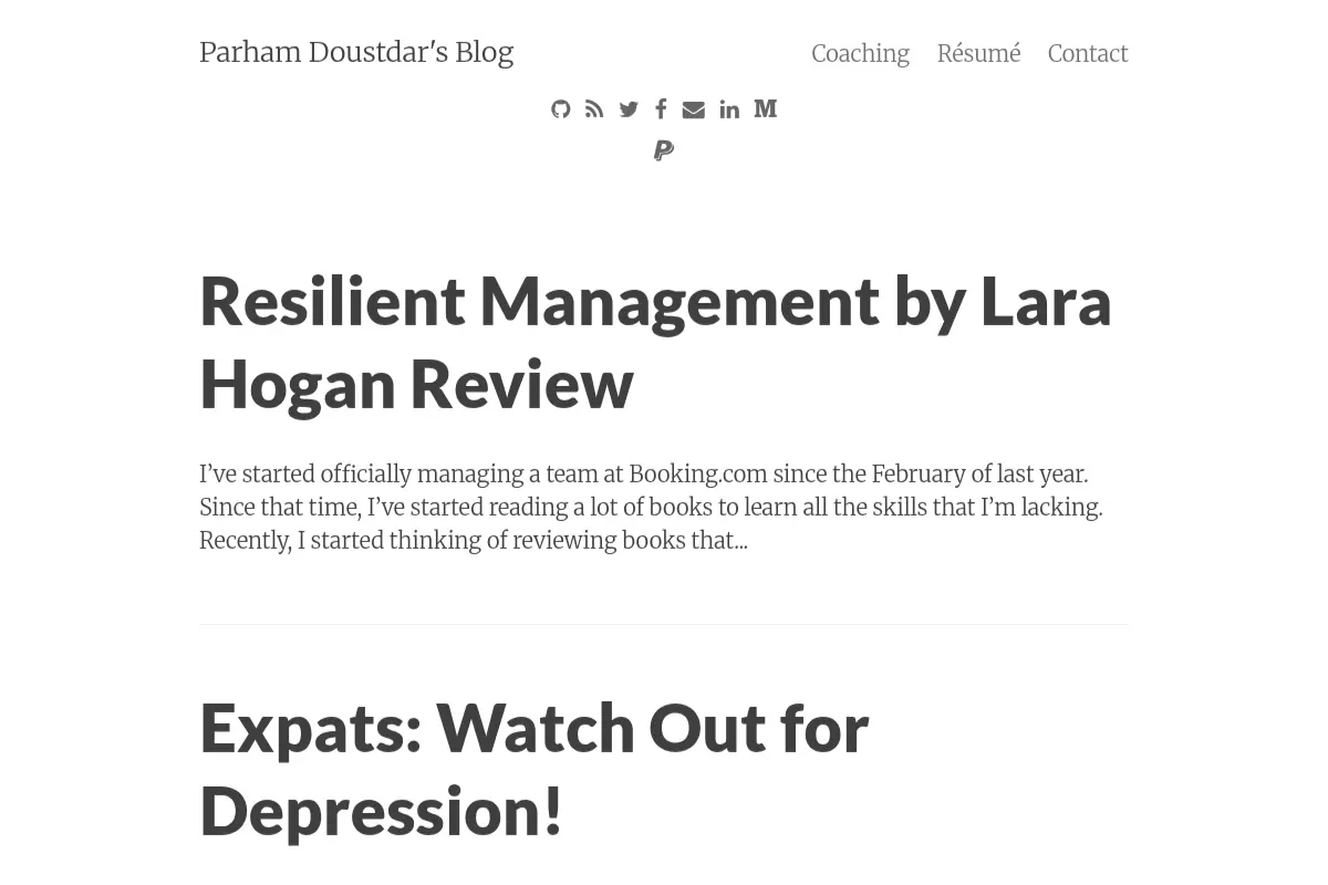 Parham Doustdar's Blog