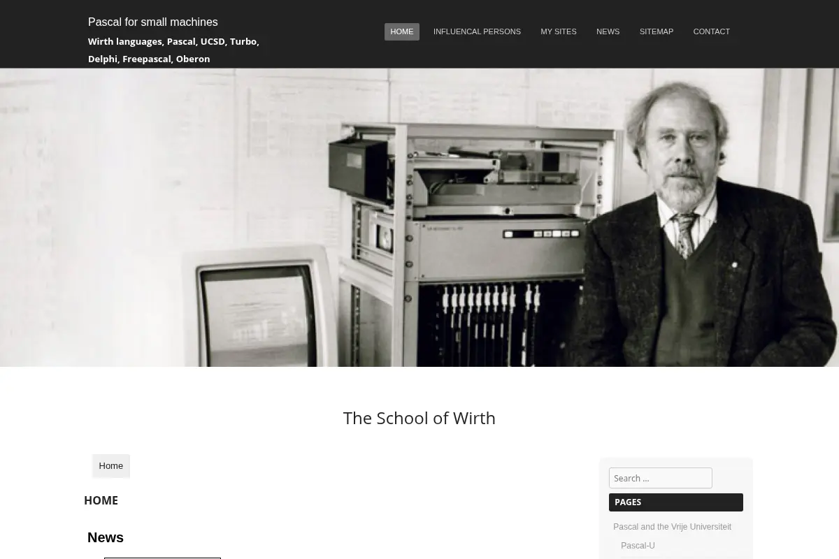 Pascal for small machines – Wirth languages, Pascal, UCSD, Turbo, Delphi, Freepascal, Oberon