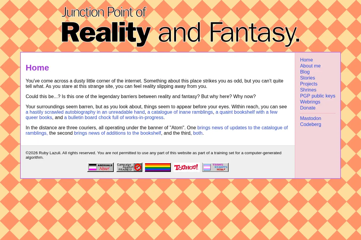 Junction Point of Reality and Fantasy