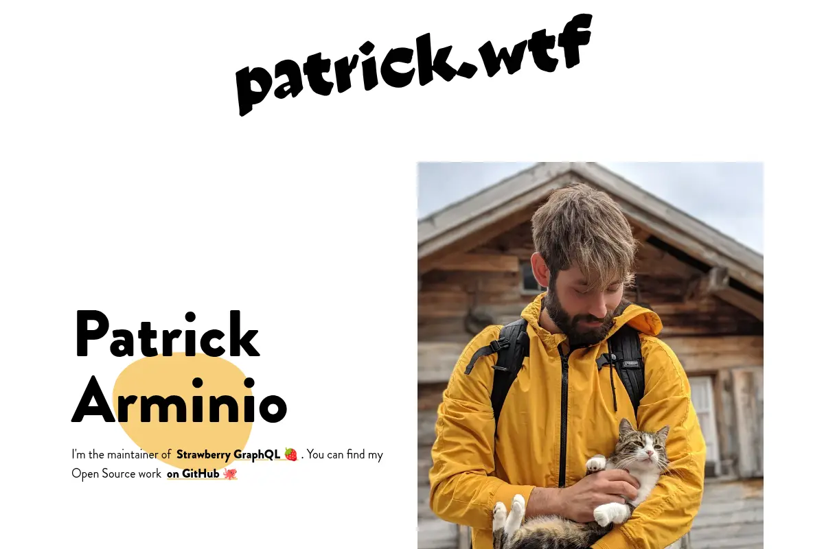 Patrick's website