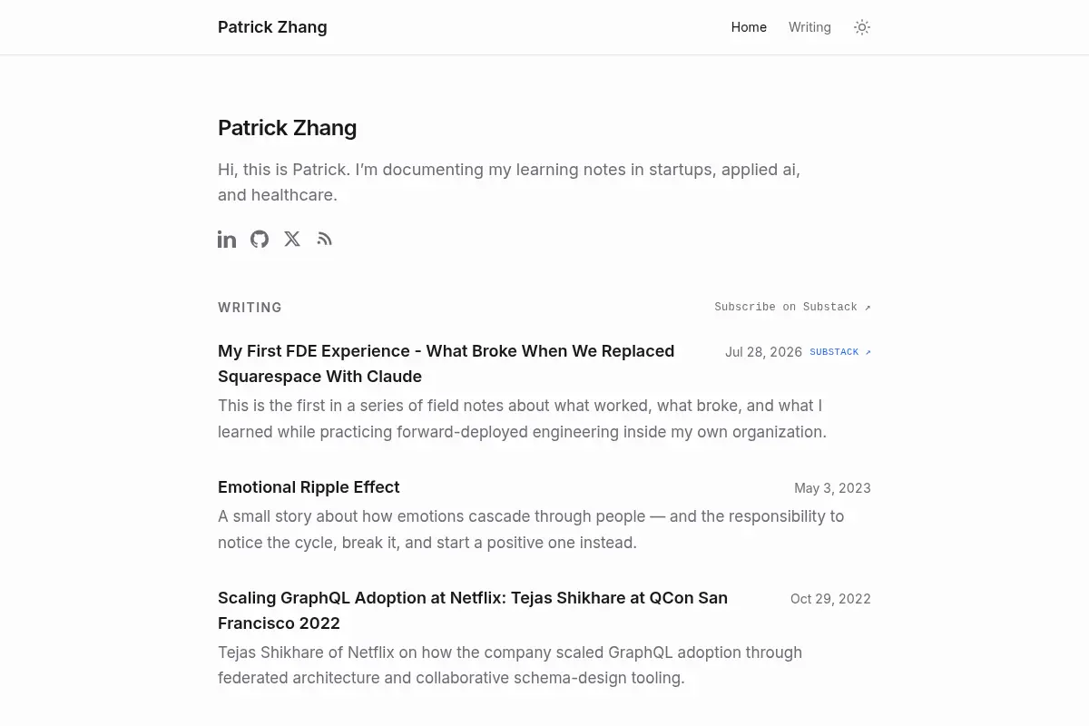 Patrick Zhang