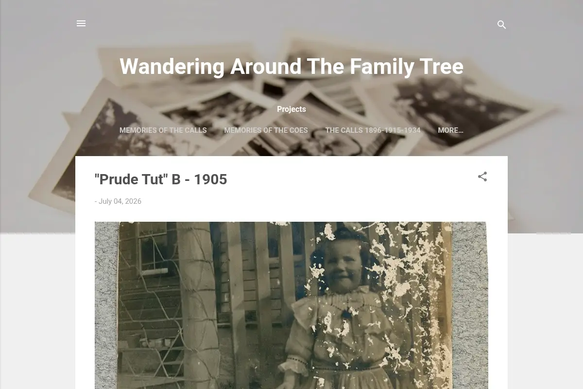 Wandering Around The Family Tree