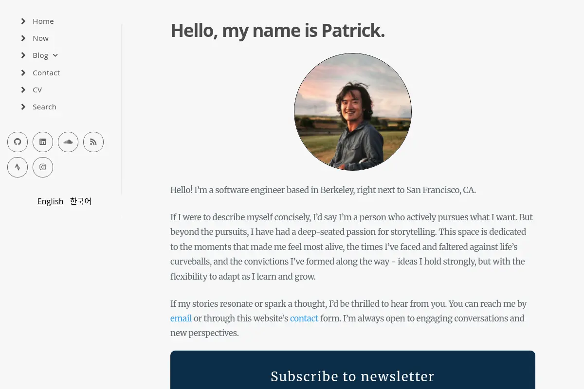 Patrick Yeo Ho Yoon's Blog