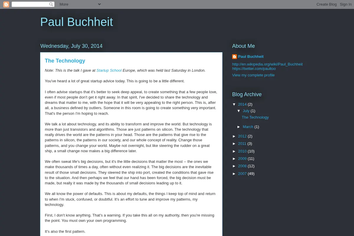 Paul Buchheit