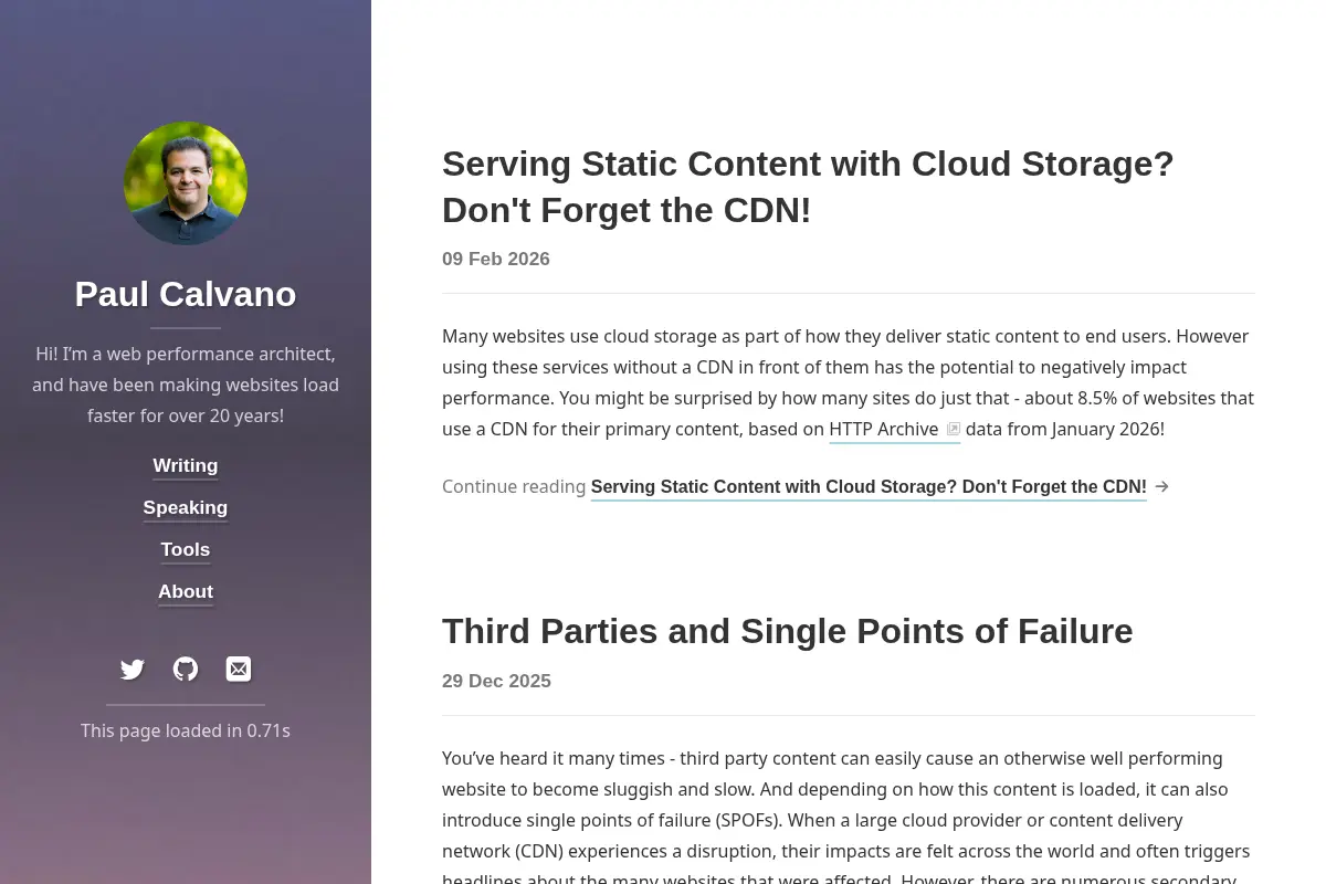 Paul Calvano's Blog