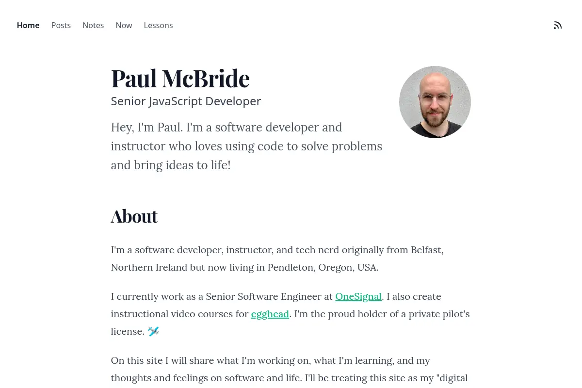 Paul McBride – Developer, nerd, tech enthusiast.