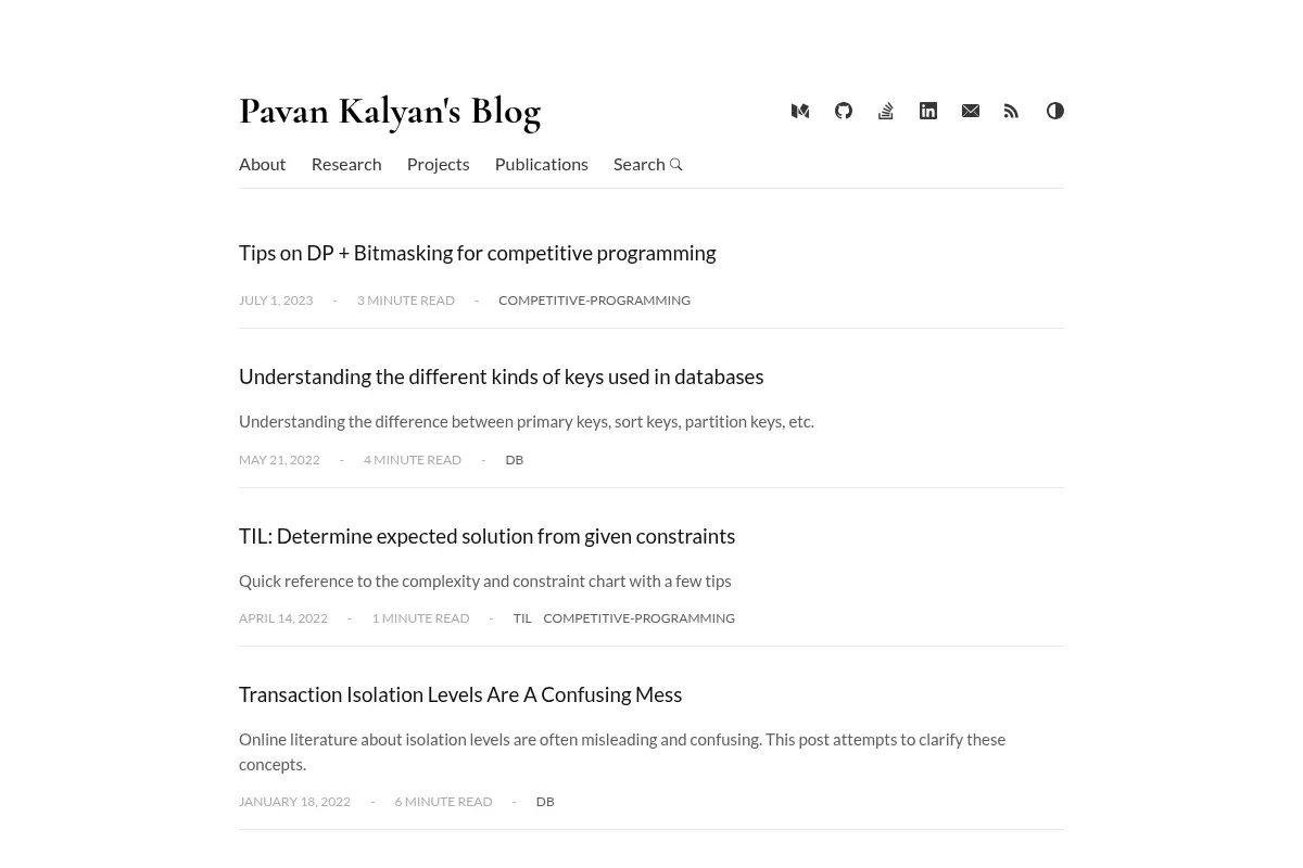 Pavan Kalyan's Blog