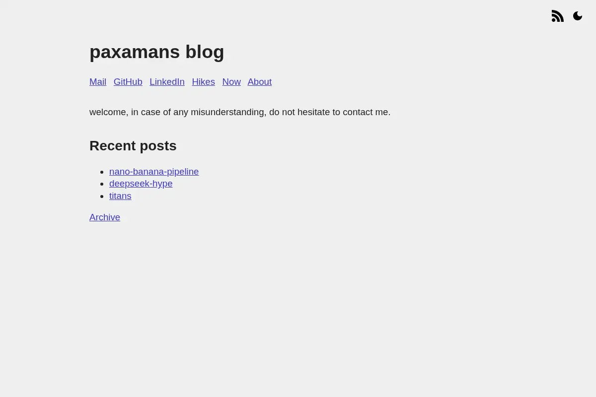 paxamans blog