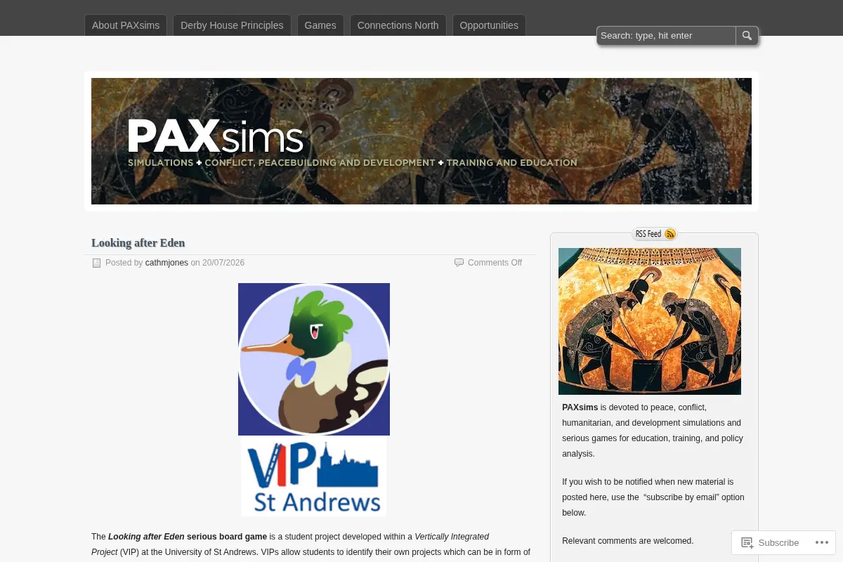 PAXsims