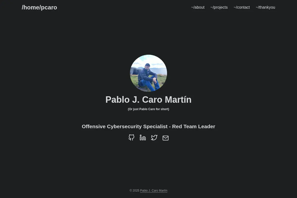 Pablo J. Caro Martín