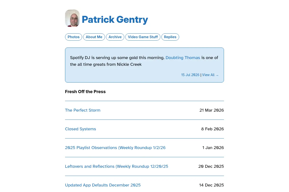 Patrick Gentry