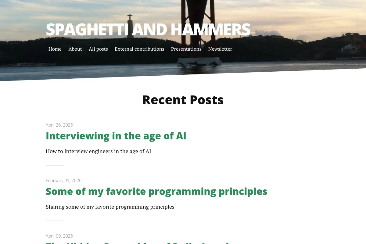 Spaghetti and Hammers - A nerds life story